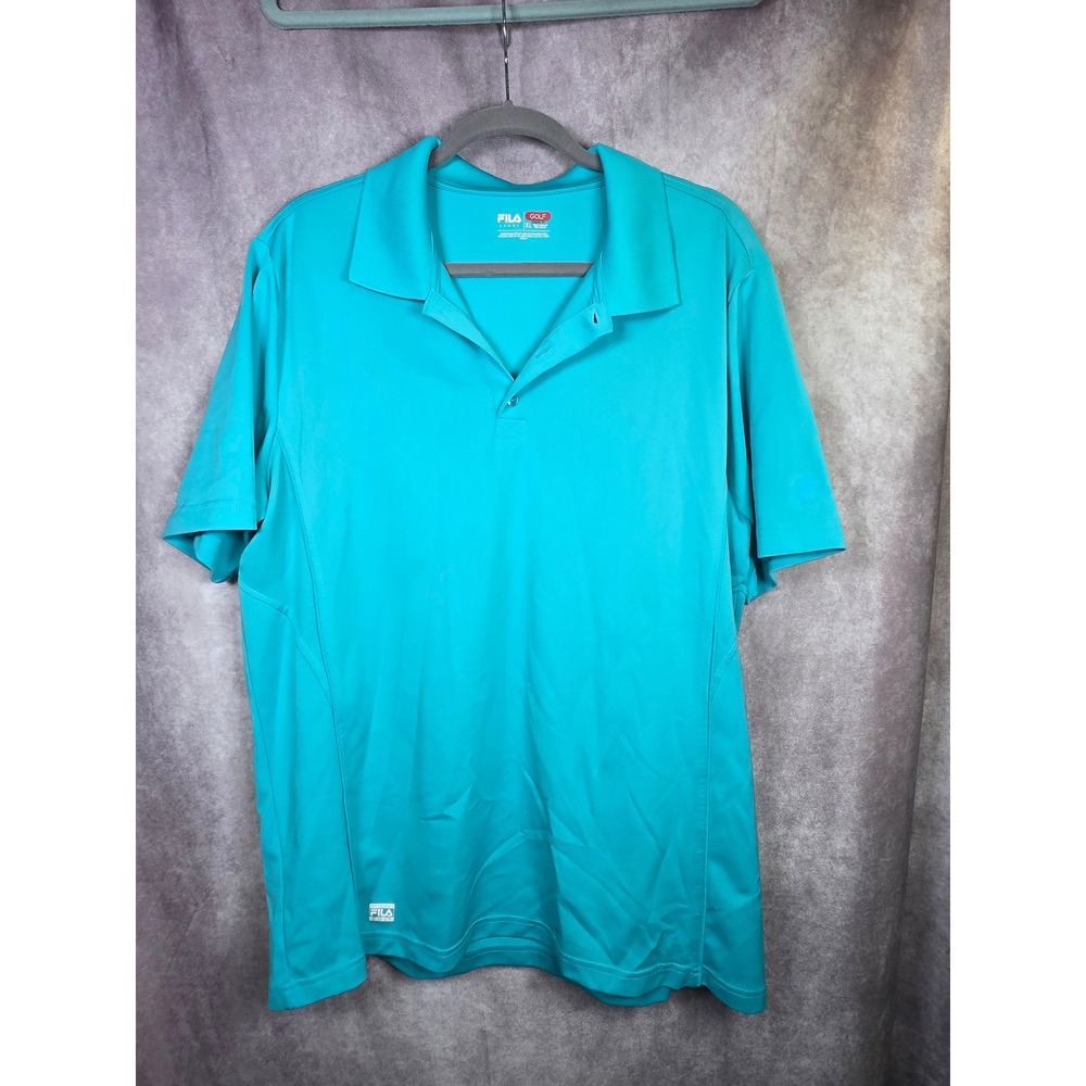 FILA Golf Sport Athletic Fit Short Sleeve Polo Shirt - Men's XL